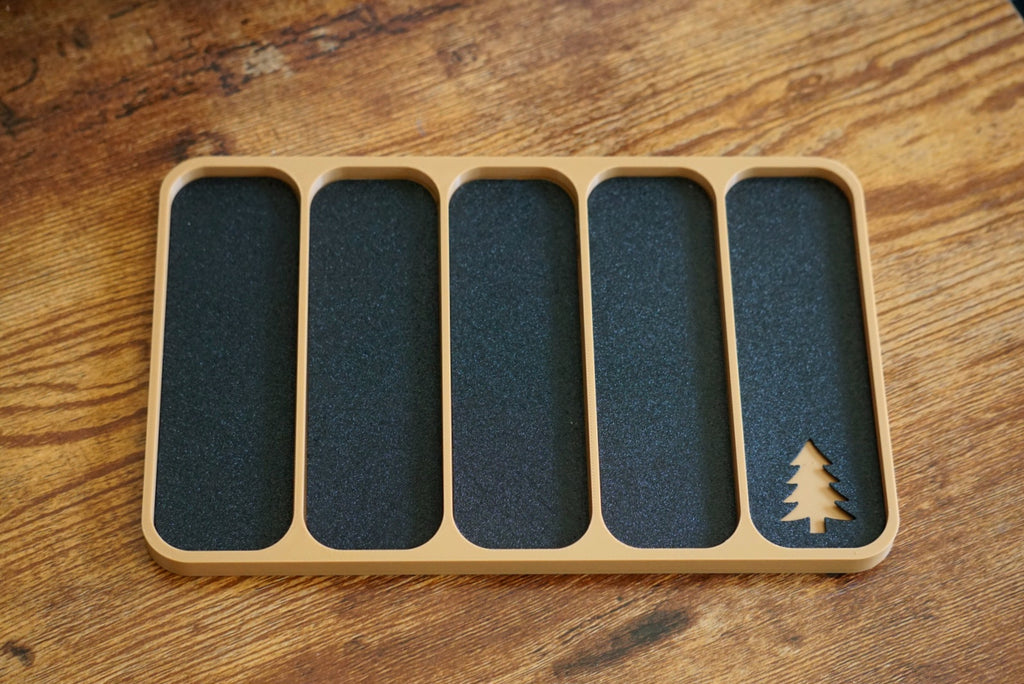 Desk top organizer- 5 slot EDC tray