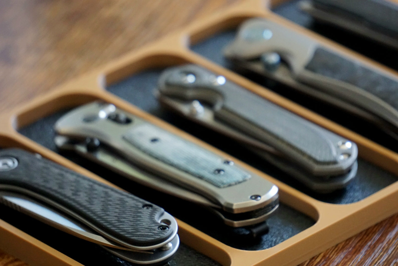 Desk top organizer- 5 slot EDC tray