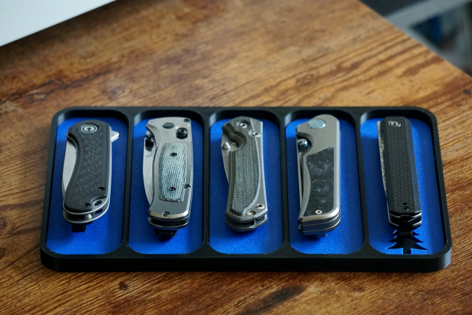 Desk top organizer- 5 slot EDC tray