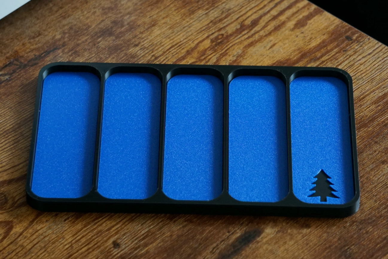 Desk top organizer- 5 slot EDC tray